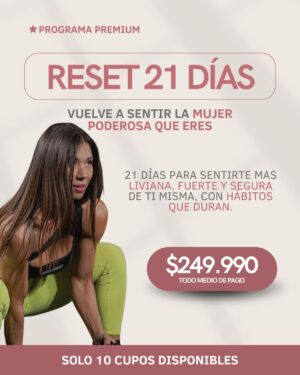 Programa RESET AMFITNESSTETIC - reto 21 Días